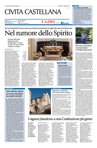 Avvenire - pagina diocesana del 05/06/2022